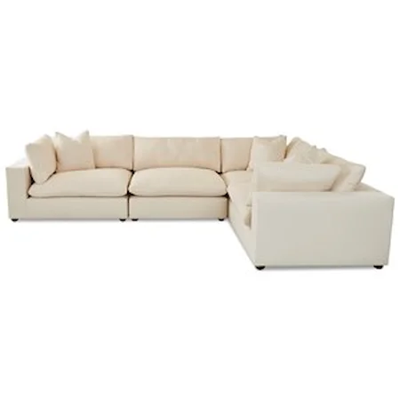 Contemporary 4 Piece Sectional Sofa
